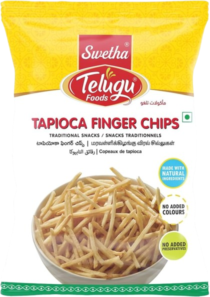 Swetha Telugu Foods Tapioca Finger Chips 150gm